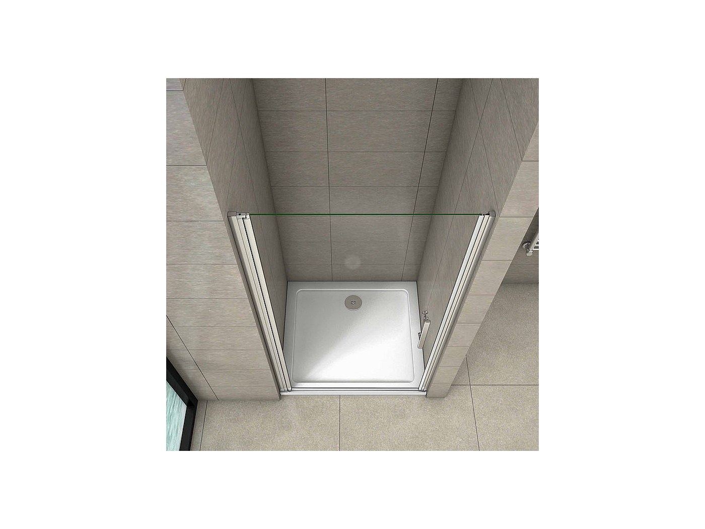 Porte De Douche Coulissante Idralite Prime 120cm Verre 8mm – Neuve