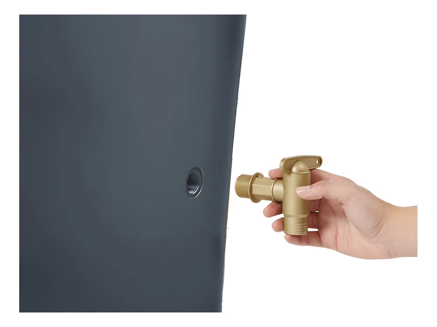 Récupérateur D'eau Murale 220l Vaso 2-en-1