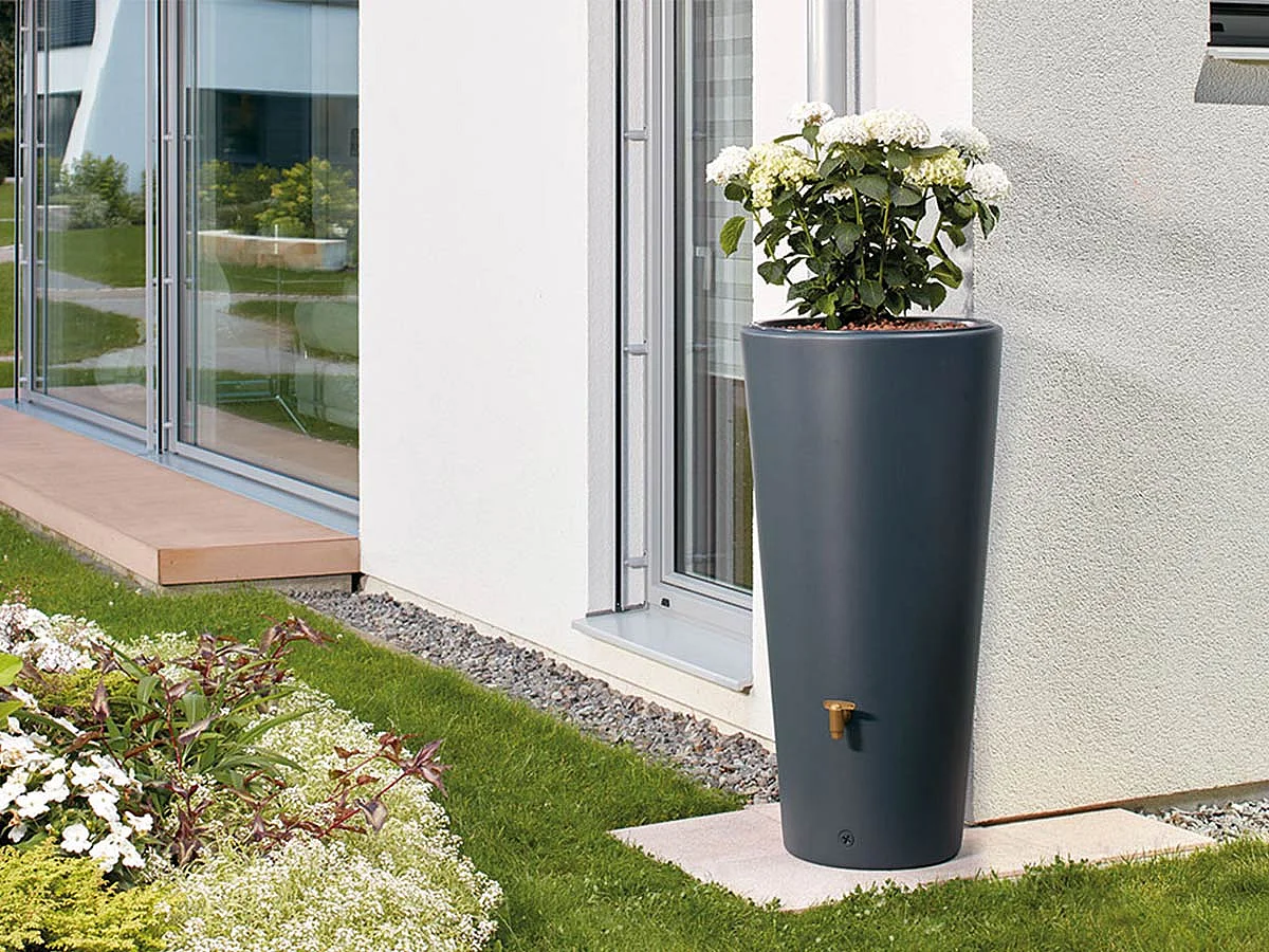 Récupérateur D'eau Murale 220l Vaso 2-en-1