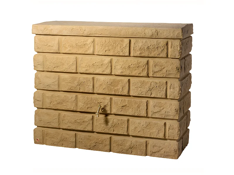 Récupérateur D'eau Aérien Apparence Pierre Rocky 400l