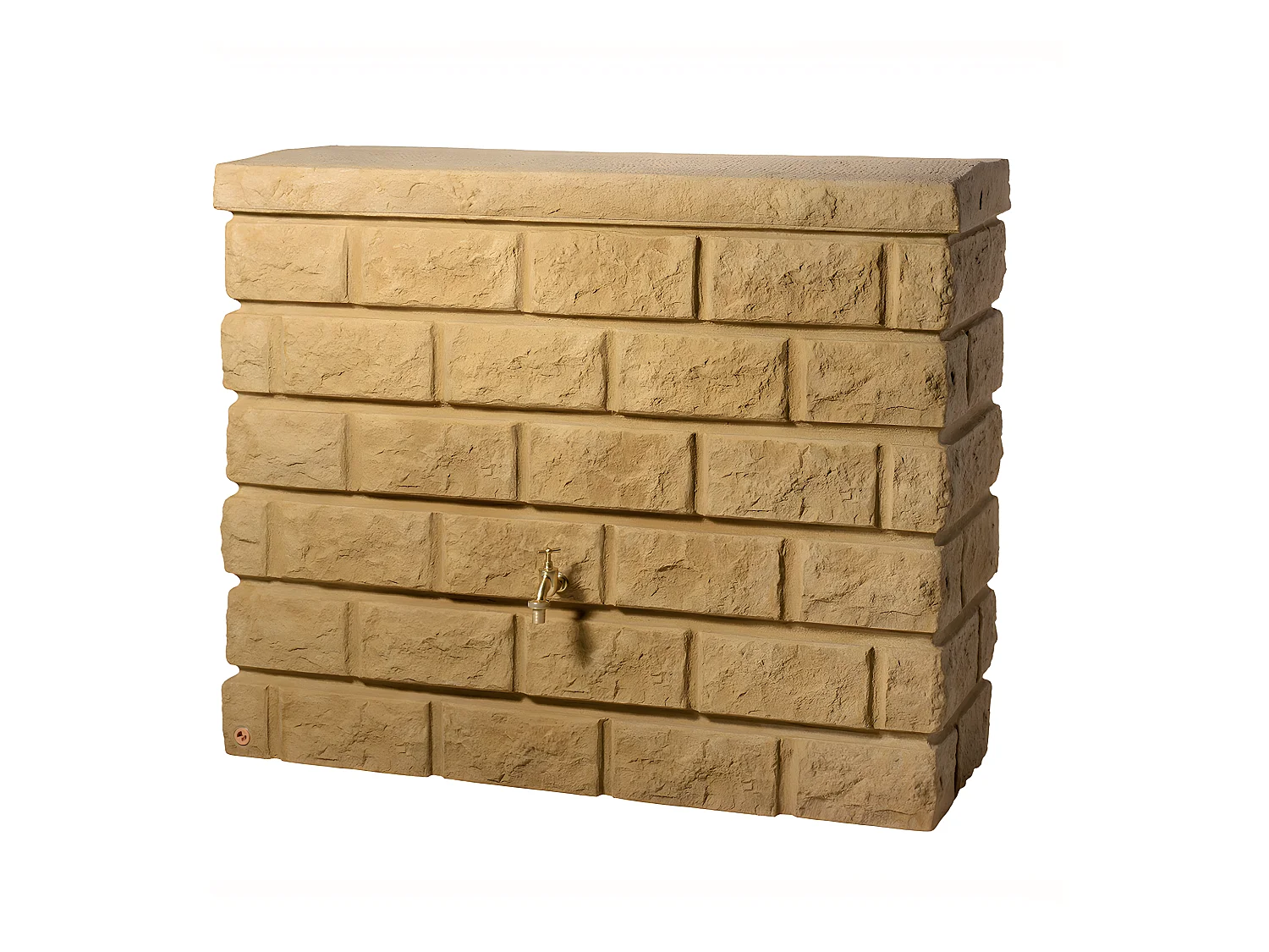 Récupérateur D'eau Aérien Apparence Pierre Rocky 400l