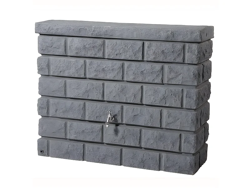 Récupérateur D'eau Aérien Apparence Pierre Rocky 400l