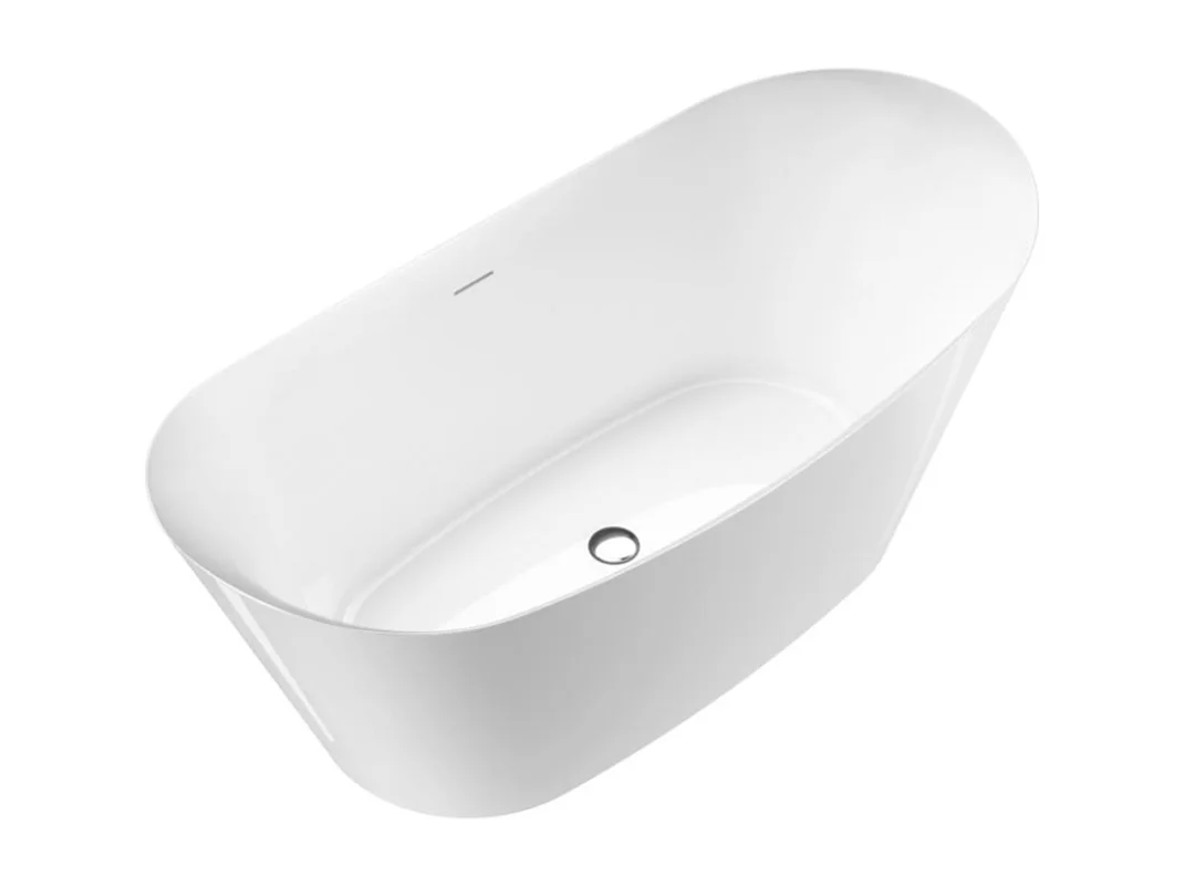 Vasca freestanding ovale PALMA bianca Opaca 170 cm