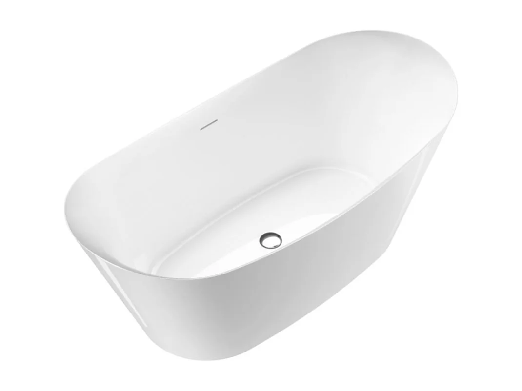 Vasca freestanding ovale PALMA bianca Opaca 170 cm