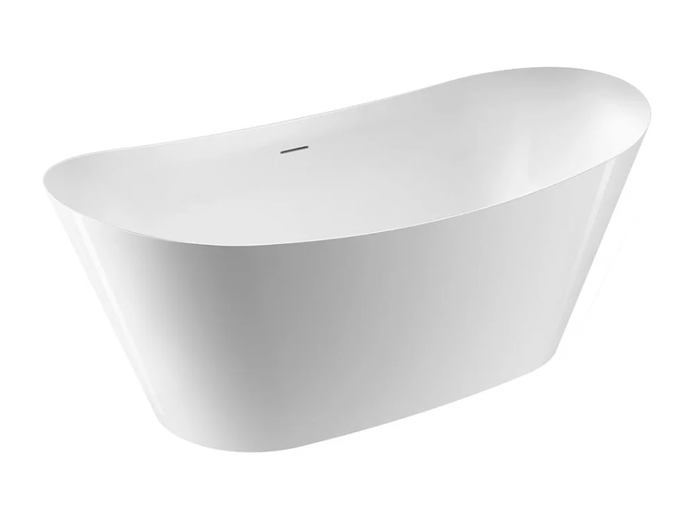 Vasca freestanding ovale PALMA bianca Opaca 170 cm