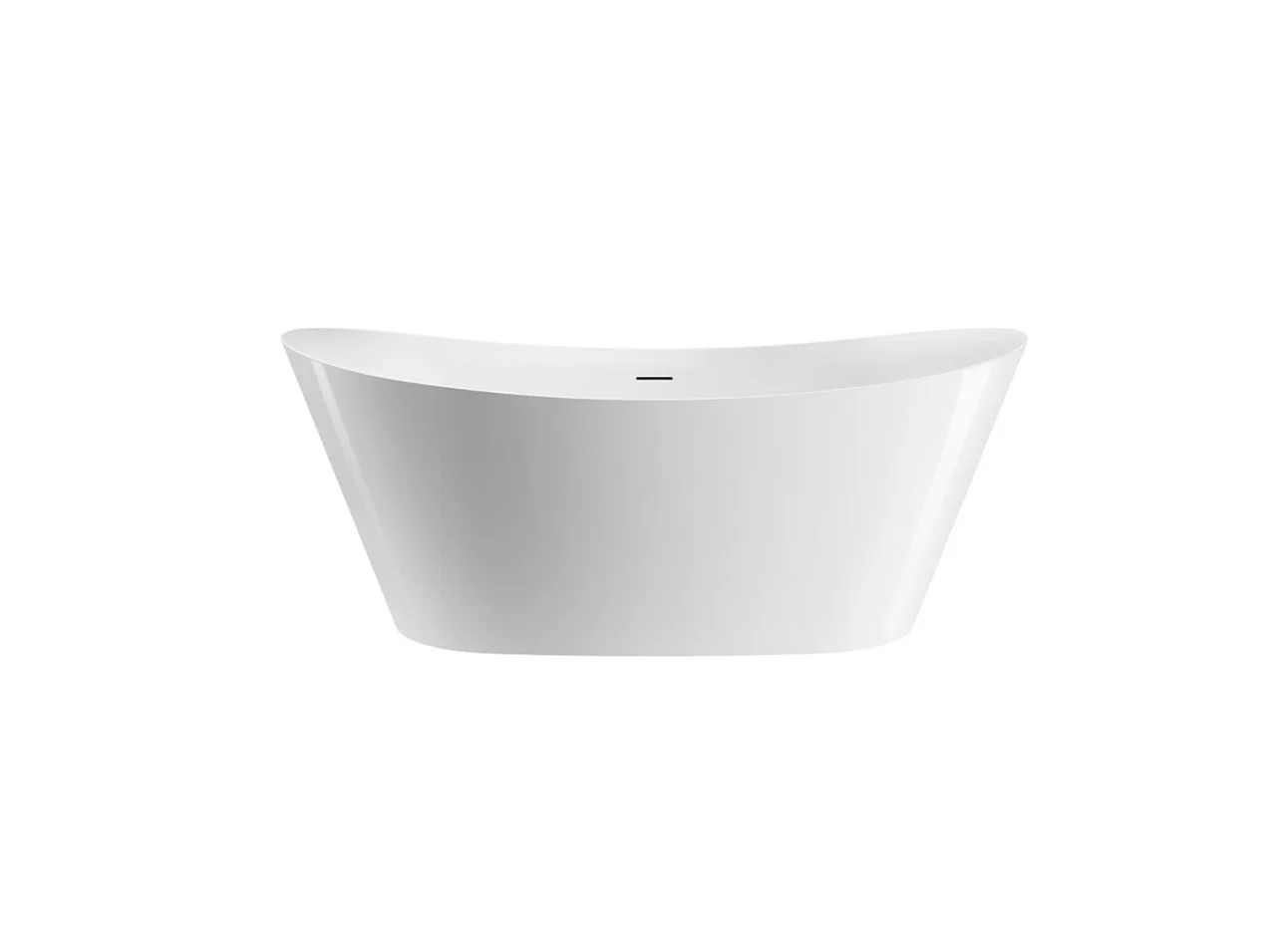Vasca freestanding ovale PALMA bianca Opaca 170 cm