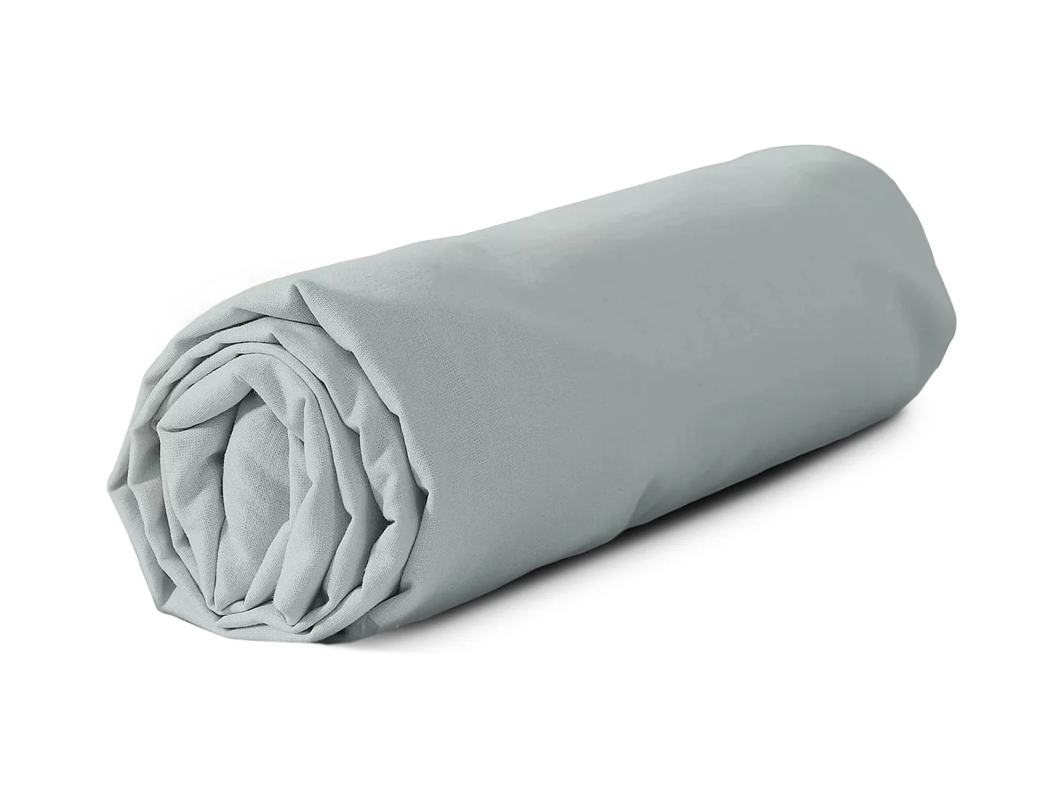 Drap housse 140x190 cm coton lavé LINO gris