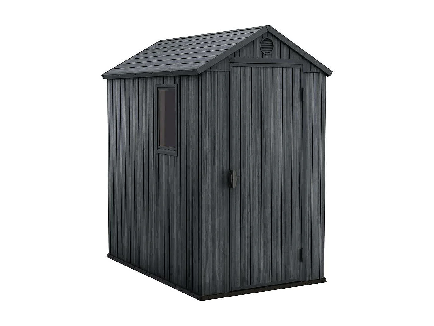 Tuinhuis van hars "Darwin 46" - 2,3m² - Grijs, met stevige vloer en ventilatie