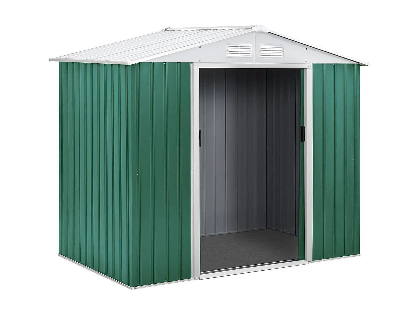 Tuinhuisje metaal "Rosas" - 2,71 m² - Groen