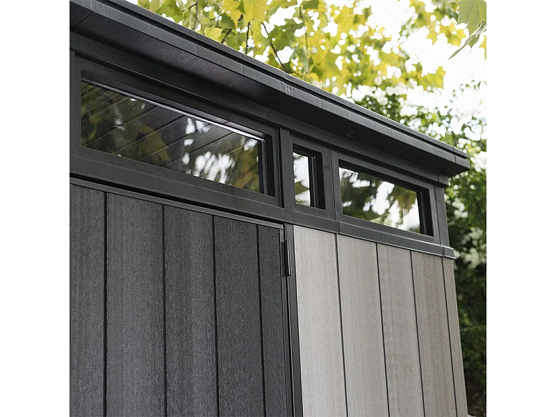 Casetta da giardino in resina monopendenza ARTISAN BROSSIUM® 117 - 8 m²