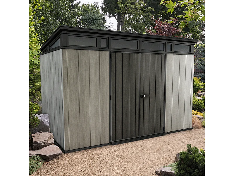 Casetta da giardino in resina monopendenza ARTISAN BROSSIUM® 117 - 8 m²