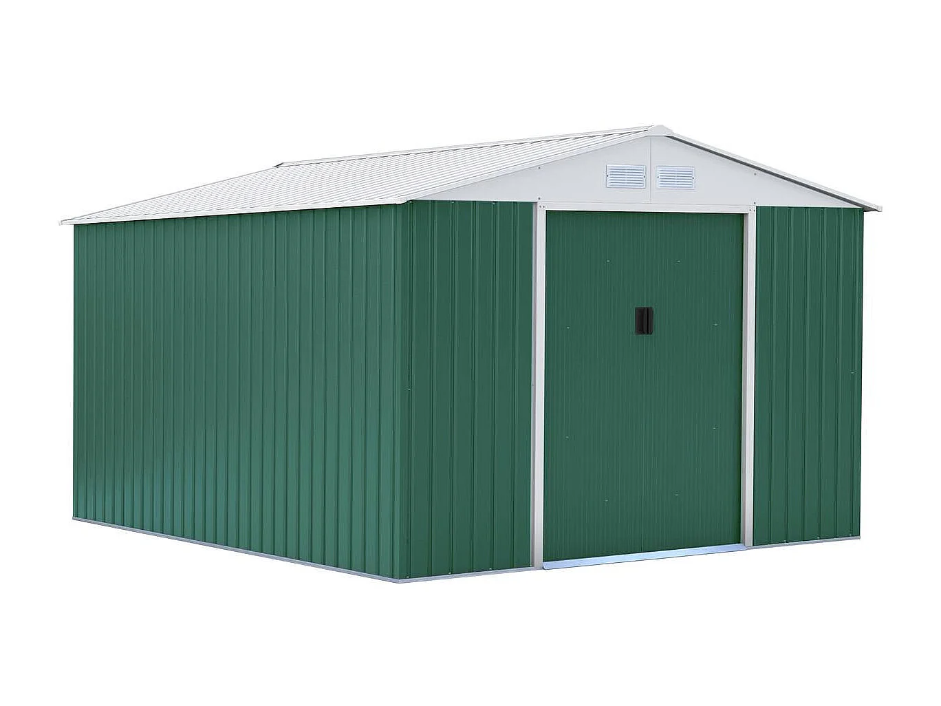 Abri de jardin métal "Rosas" - 10,85 m² - Vert