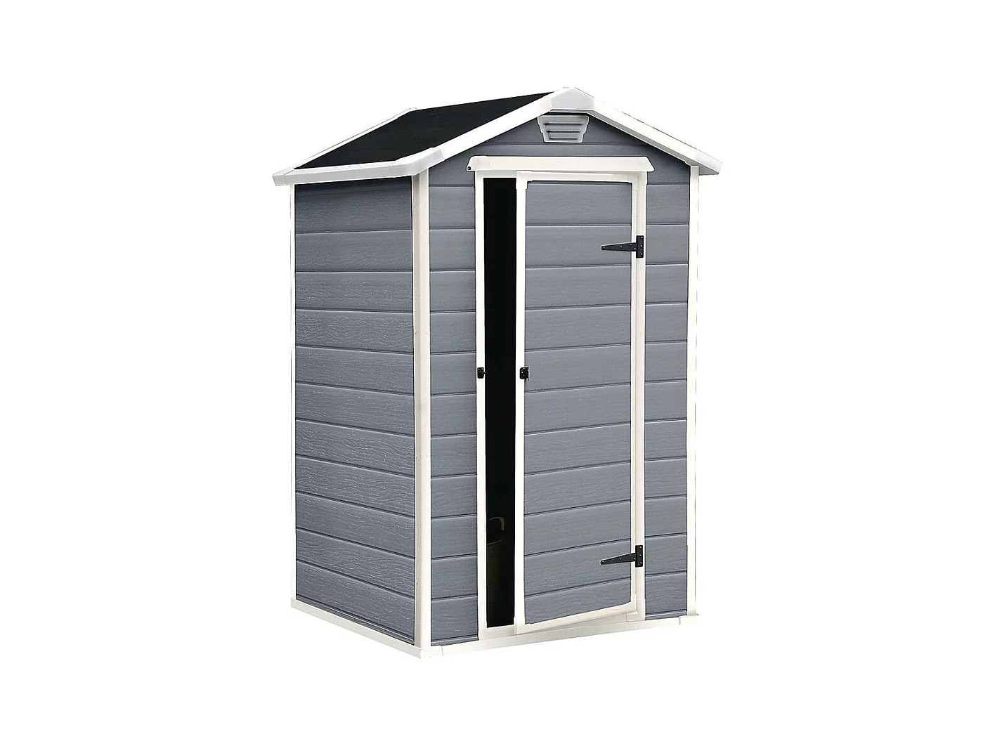 Premium 43 Kunststof Tuinhuis - 1,20m² - Waterdicht en Esthetisch Grijs