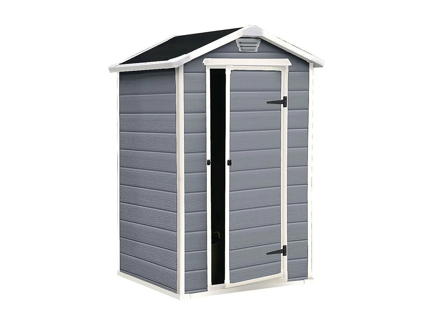 Premium 43 Kunststof Tuinhuis - 1,20m² - Waterdicht en Esthetisch Grijs