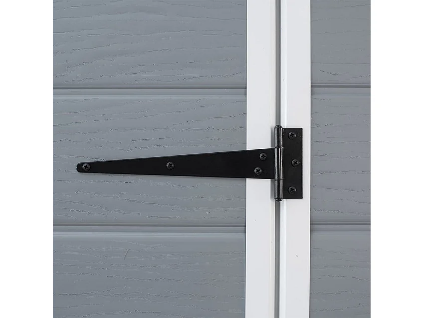 Premium 43 Kunststof Tuinhuis - 1,20m² - Waterdicht en Esthetisch Grijs