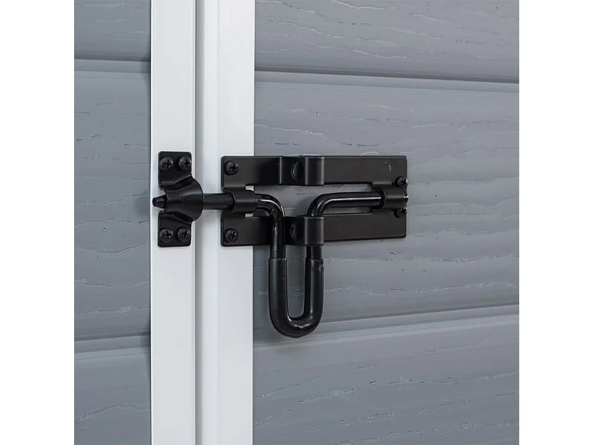 Premium 43 Kunststof Tuinhuis - 1,20m² - Waterdicht en Esthetisch Grijs