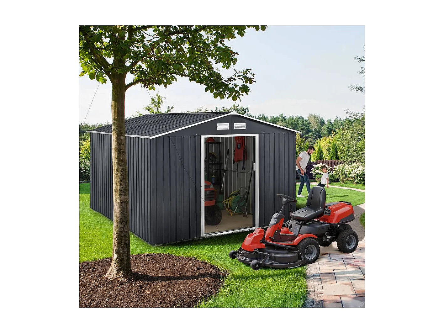 Galpão jardim em metal "Vegas" - 7,06 m²