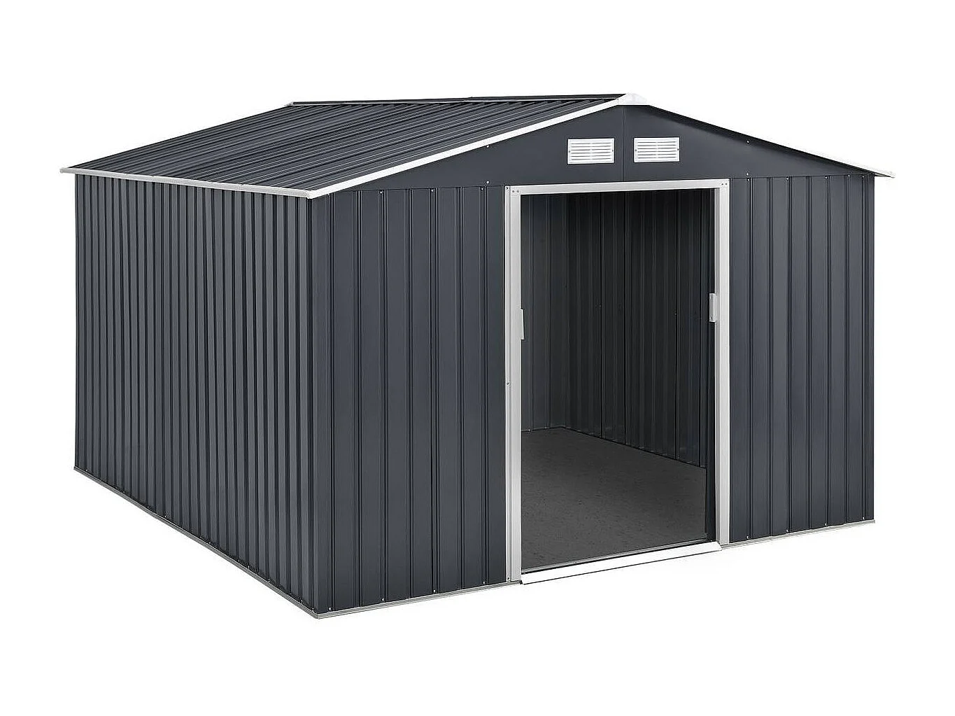 Abri de jardin métal "Vegas" - 7,06 m² - Gris