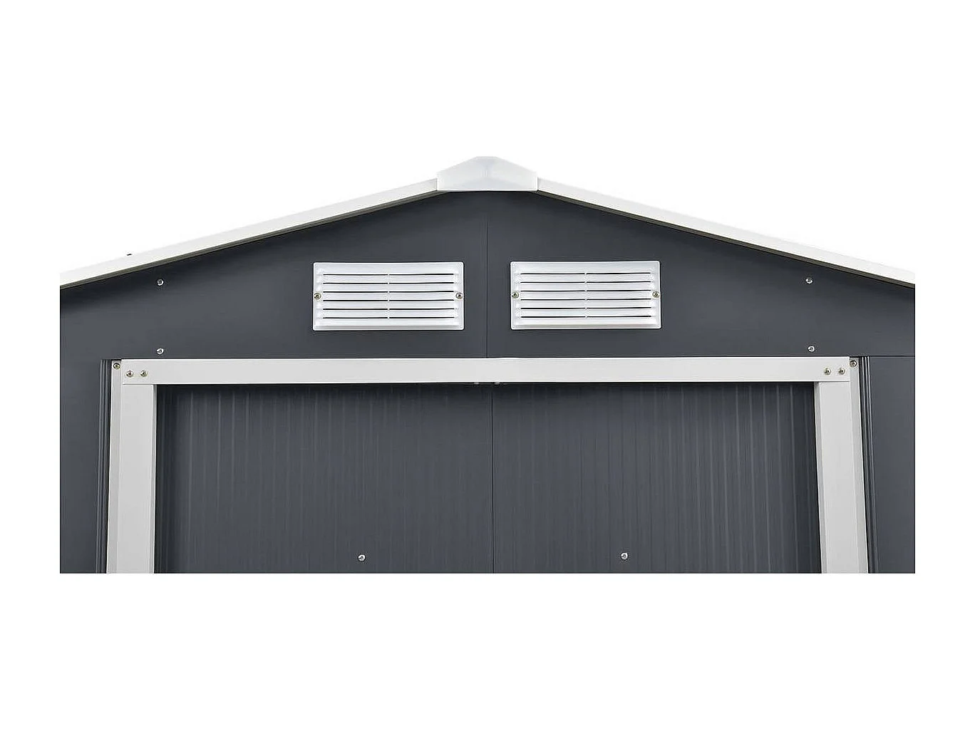 Abri de jardin métal "Vegas" - 7,06 m² - Gris