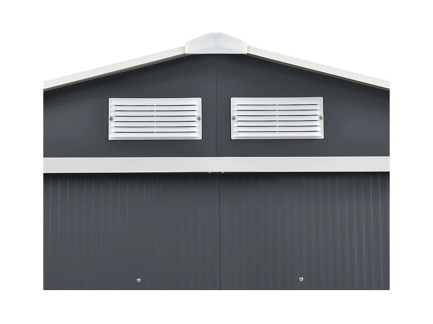 Gerätehaus aus Metall "Vegas" - 8,83 m² - Grau