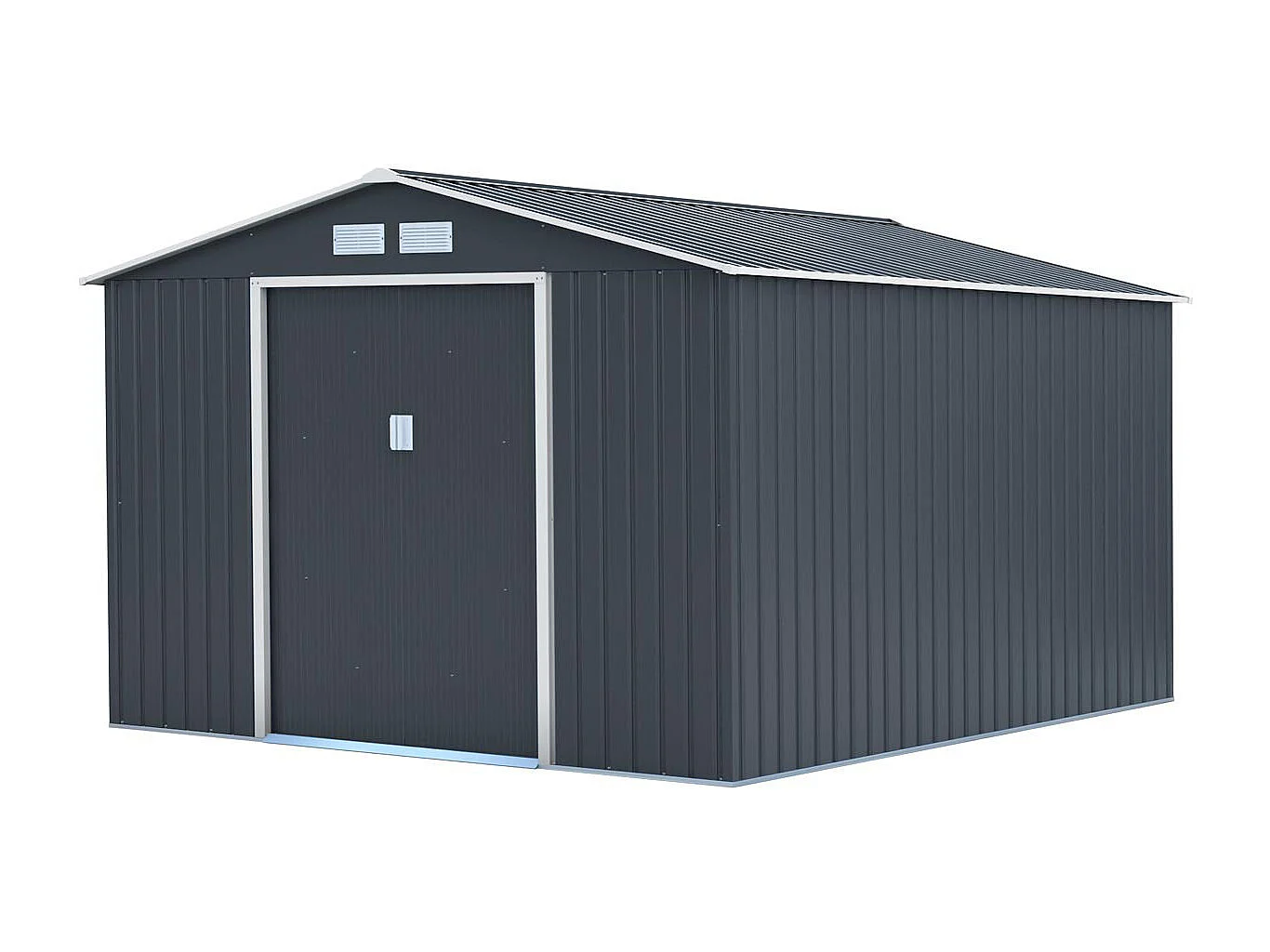 Abri de jardin métal "Vegas" - 8,83 m² - Gris