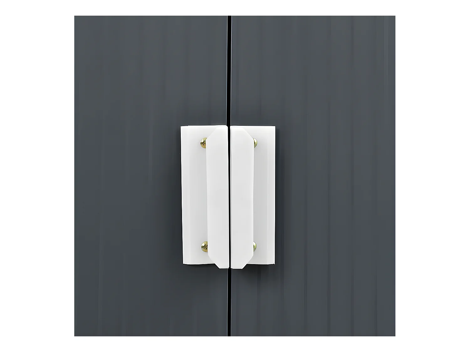 Abri de jardin métal "Vegas" - 2,7 m² - Gris