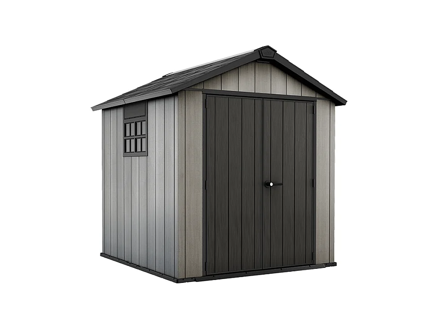 Casetta in resina OAKLAND BROSSIUM® 757 - 5m² - Grigio