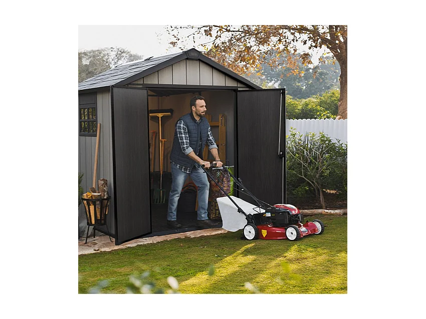 Casetta in resina OAKLAND BROSSIUM® 757 - 5m² - Grigio