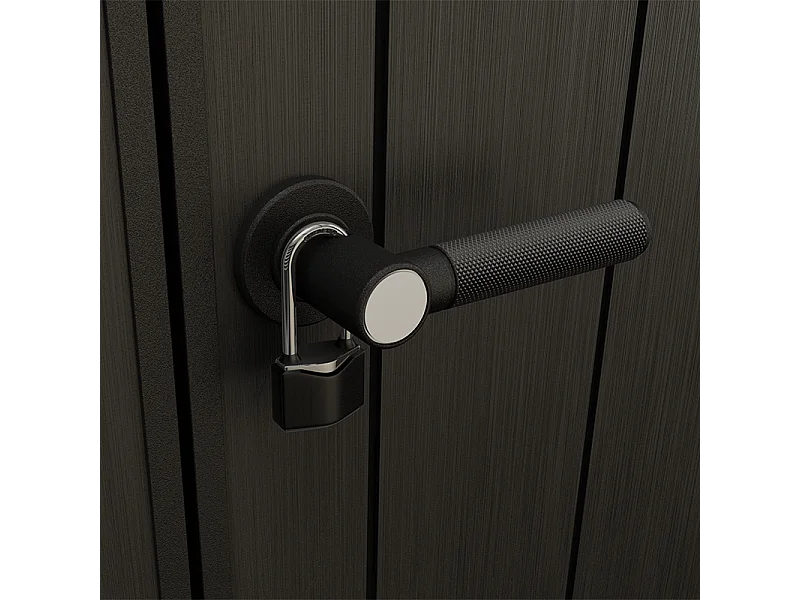 Tuinhuisje van hars "Brossium Oakland 757" - 5,1 m² - Geborsteld grijs