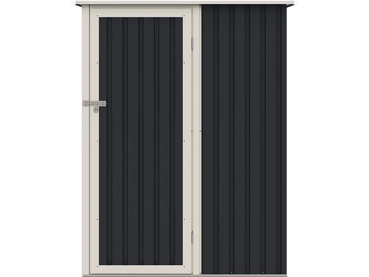 Abrigo de jardim metálico "Vega II" - 1,35 m² - Cinza