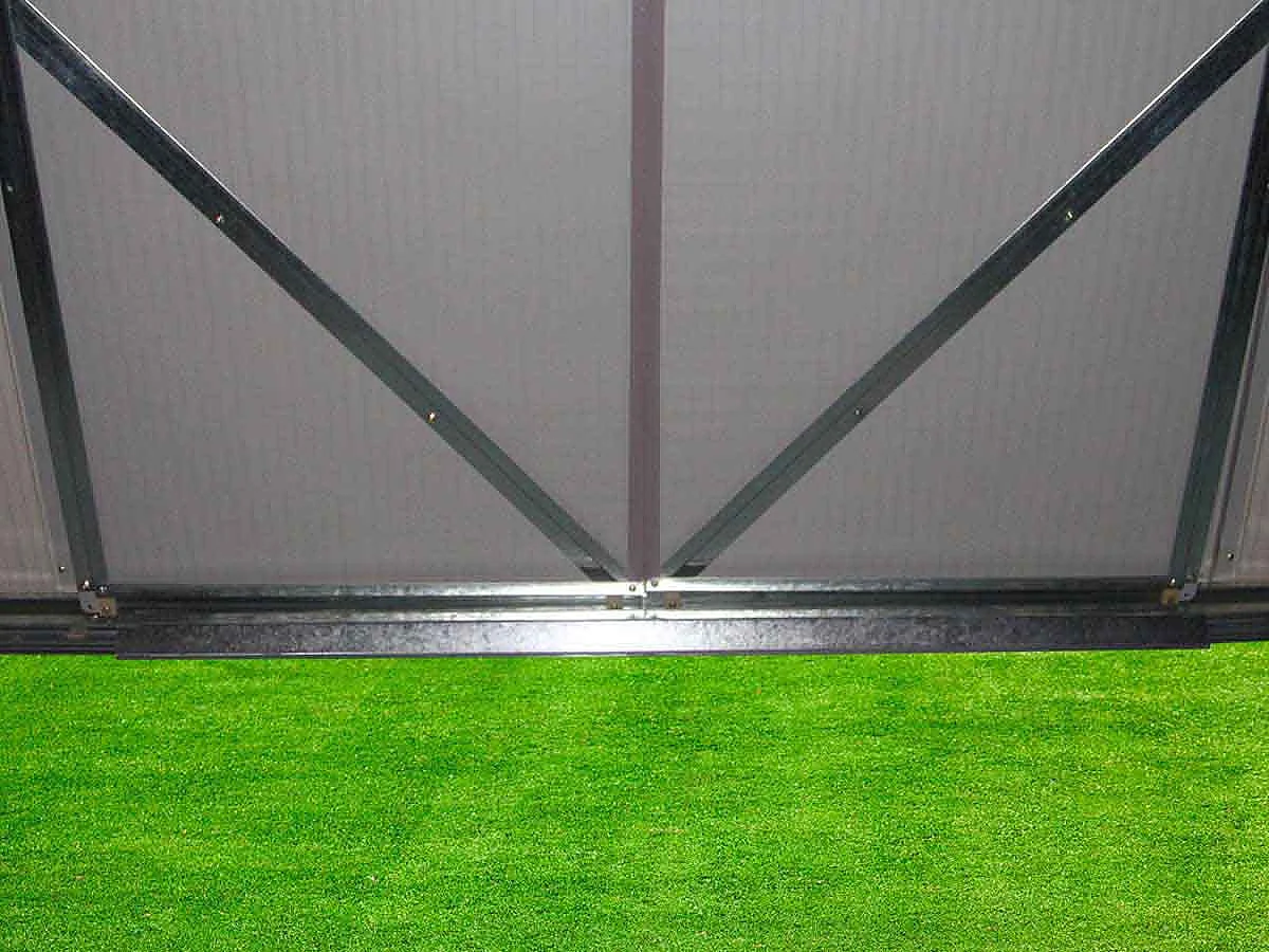 Gerätehaus aus Metall "Rosas" - 7,06 m² - Grün