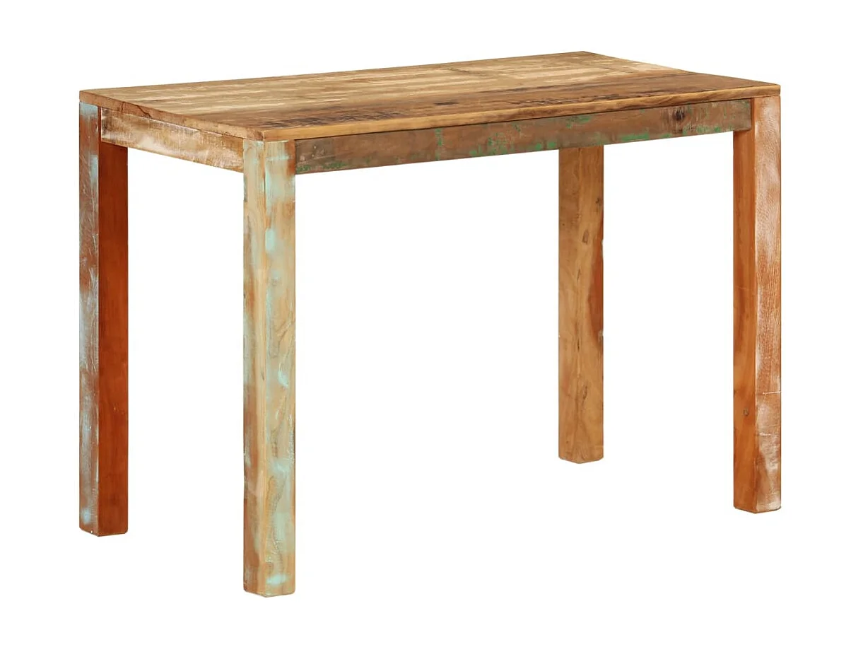 Table de salle à manger 110x55x76cm Bois massif de récupération
