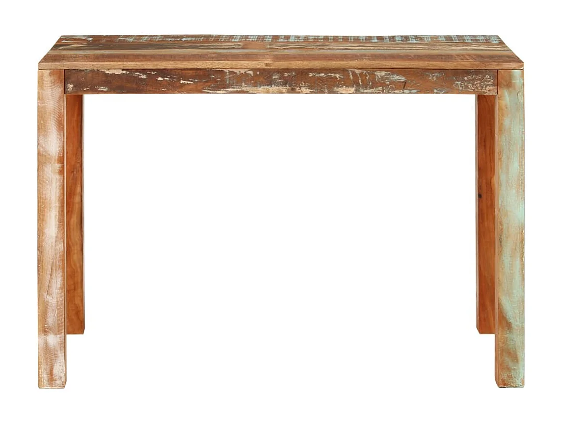 Table de salle à manger 110x55x76cm Bois massif de récupération
