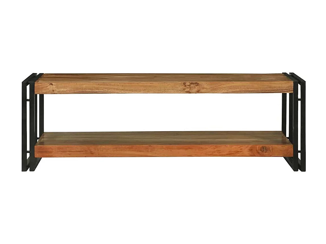 Table basse Marron 120 x 50 x 38 cm Bois d'Acacia Massif