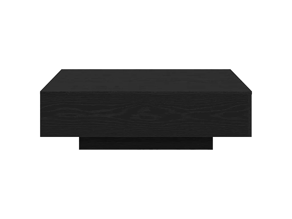 Table basse chêne noir 100 x 100 x 31 cm