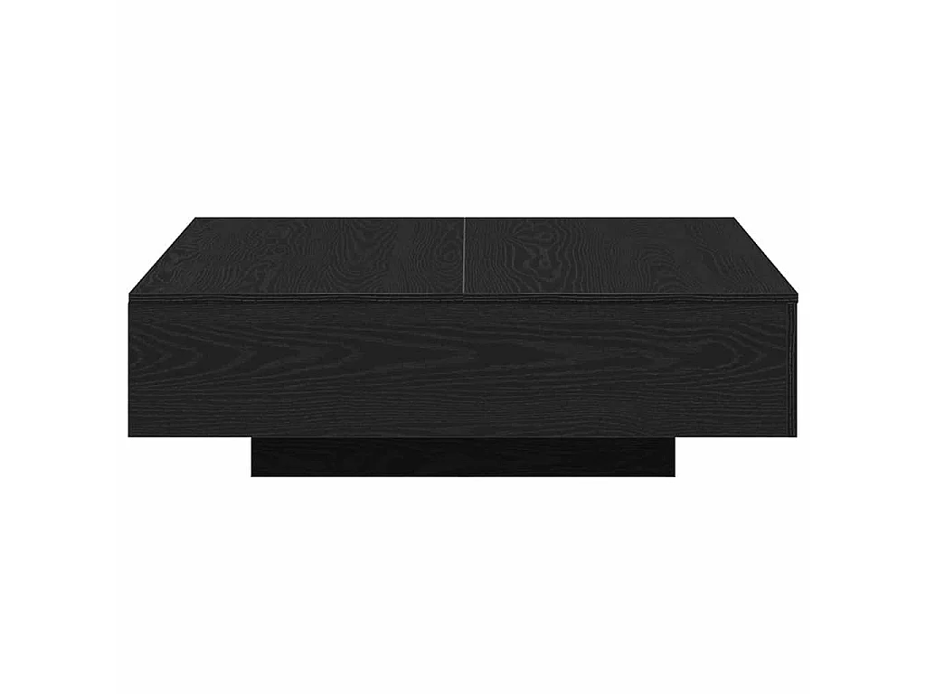 Table basse chêne noir 100 x 100 x 31 cm