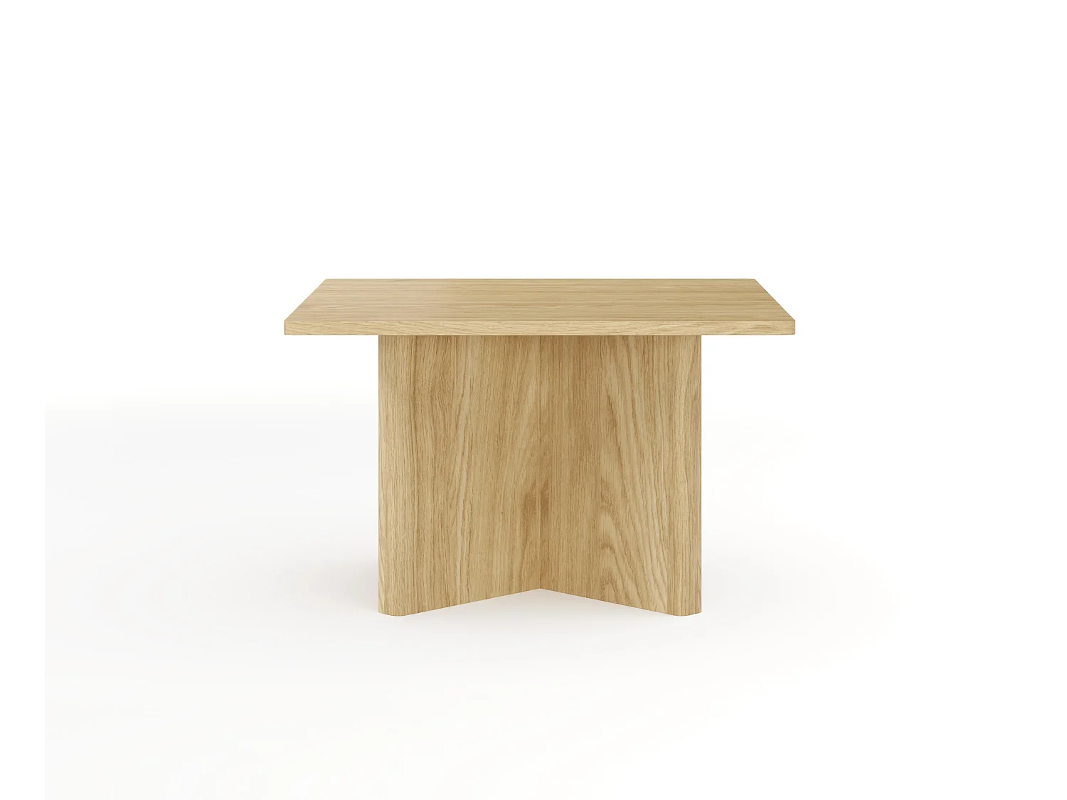 Couchtisch, geölte Eiche, 80 x 49,4 x 80 cm