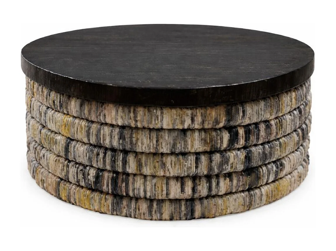Banana Round Grey Wash Magani Salontafel