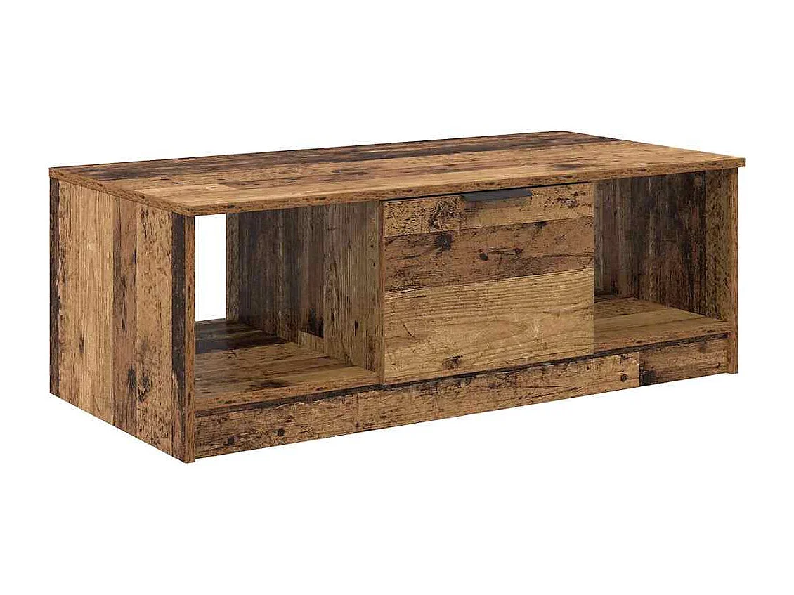 Table basse Bois Ancien 102 x 50 x 36cm Bois d'ingénierie