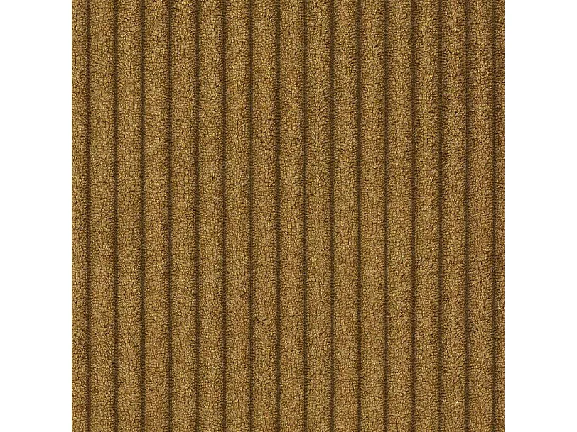 Lit continental ASTOR, 180x200 cm, Tissu en velours côtelé, Jaune