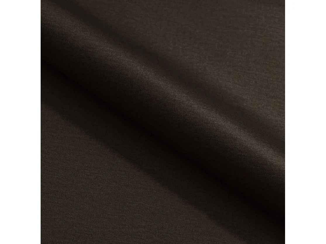 Lit continental ARMEL, 180x200 cm, Tissu velours, Marron