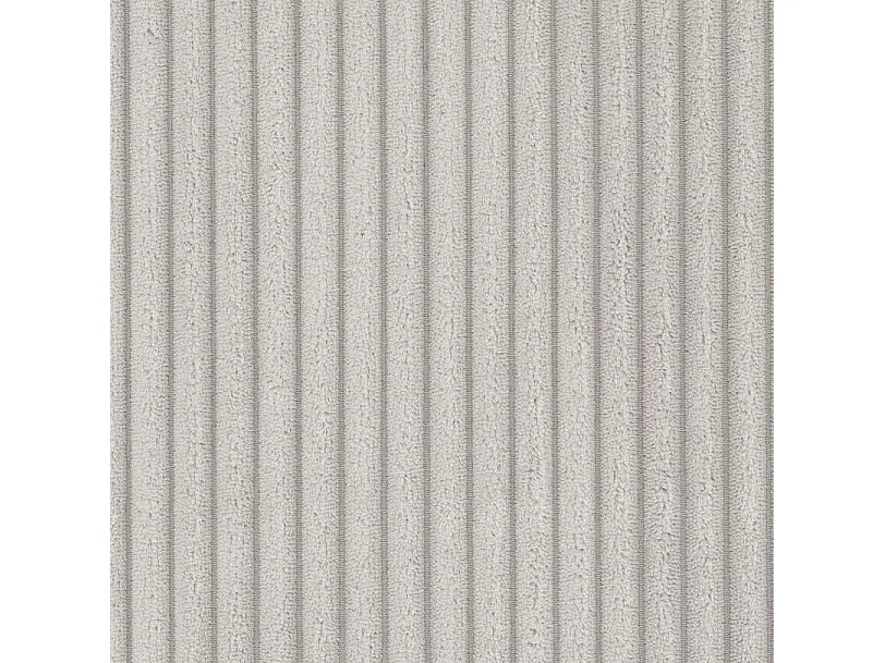 Lit continental ASTOR, 160x200 cm, Tissu en velours côtelé, Beige