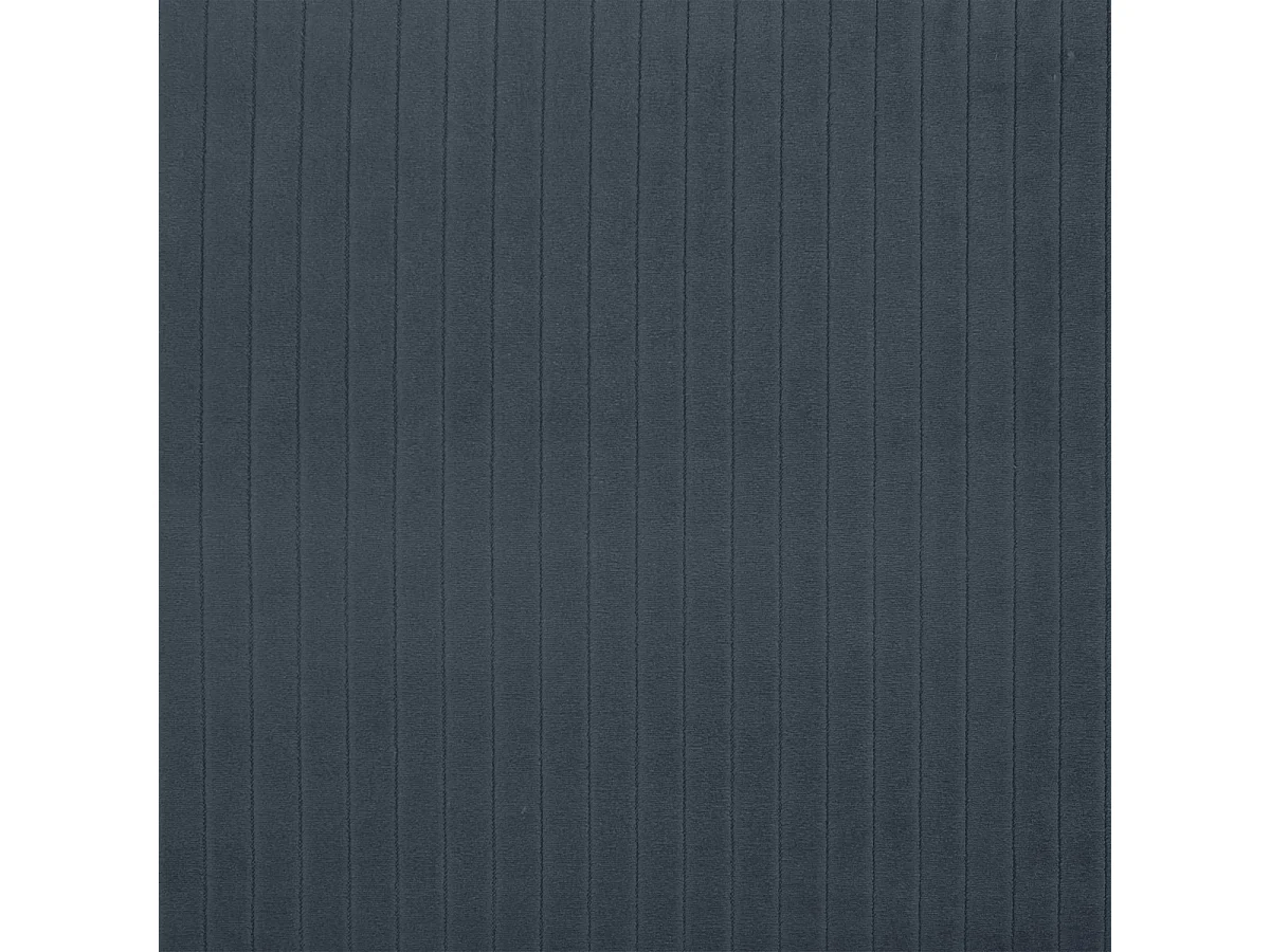 Lit continental NIRA, 140x200 cm, Tissu pelucheux, Gris