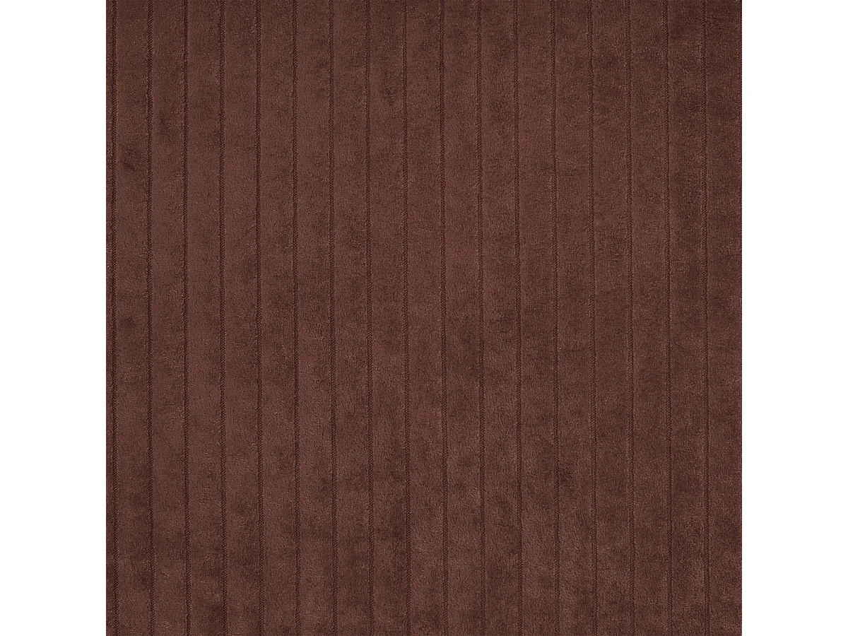 Lit continental NIRA, 180x200 cm, Tissu pelucheux, Terracotta