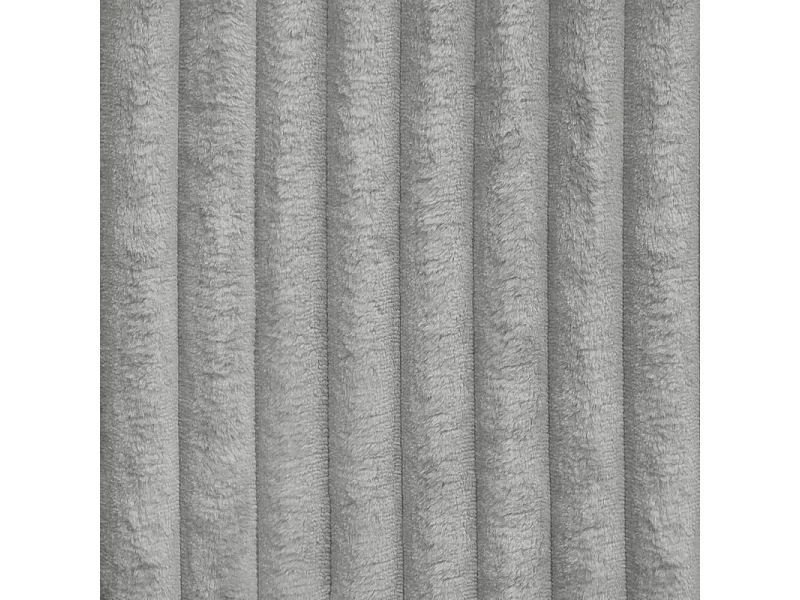 Canapé d'angle VELISS en velours avec fonction couchage Gris clair