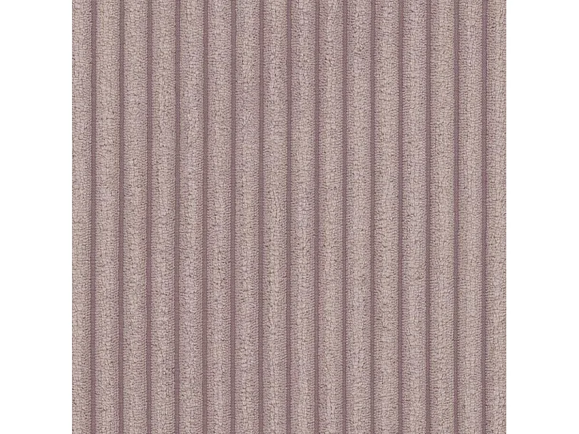 Lit continental VERDON, 180x200 cm, Tissu en velours côtelé, Rose