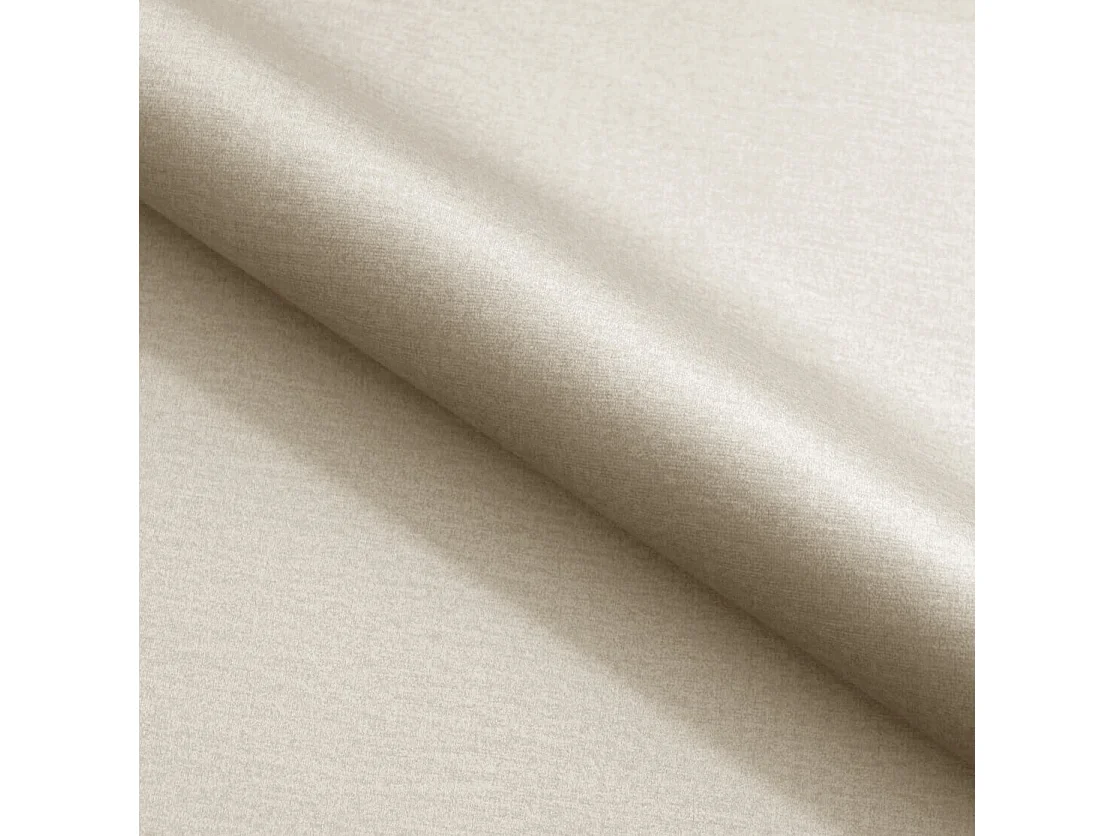 Lit continental LENTE, 160x200 cm, Tissu velours, Couleur crème