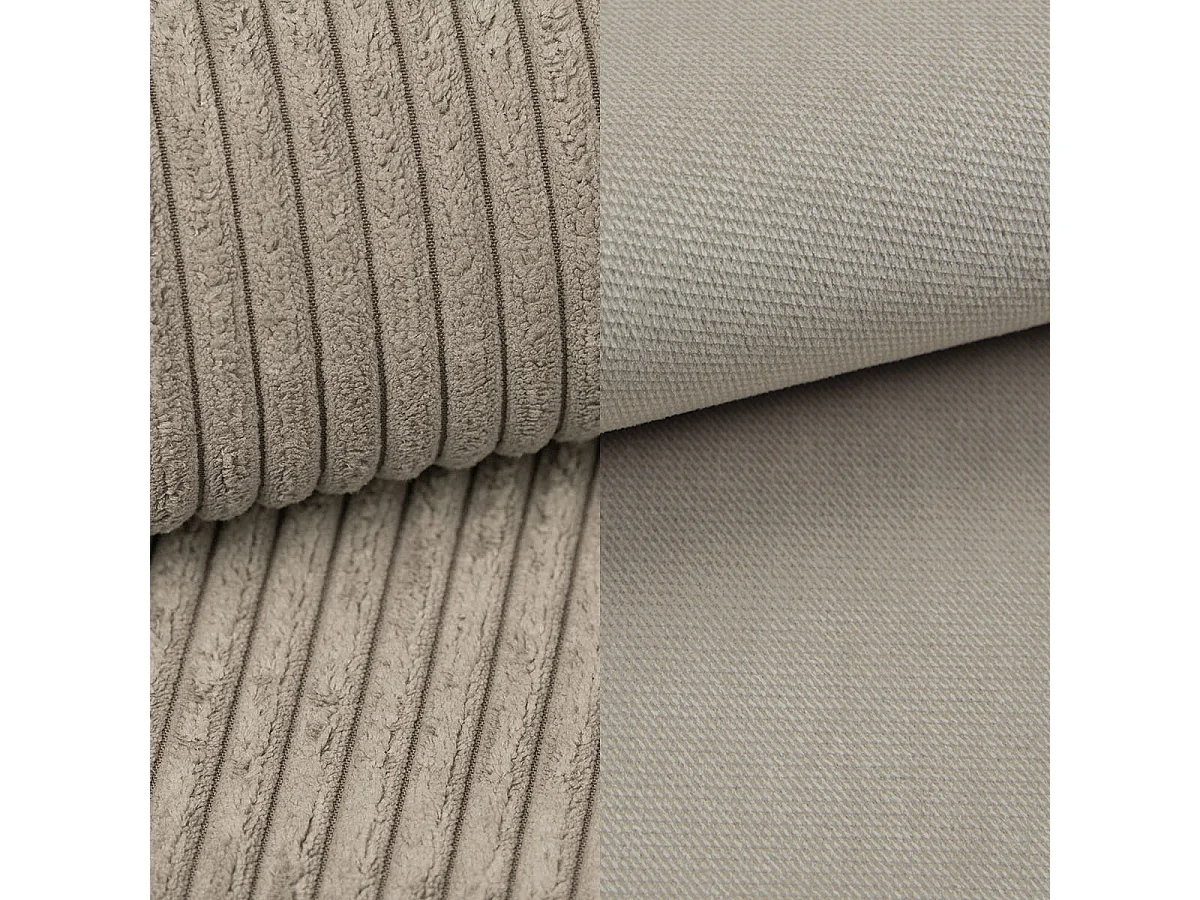 Boxspringbed TORREL 140x200 cm Set met hoofdbord, bedbodem en matras, Beige