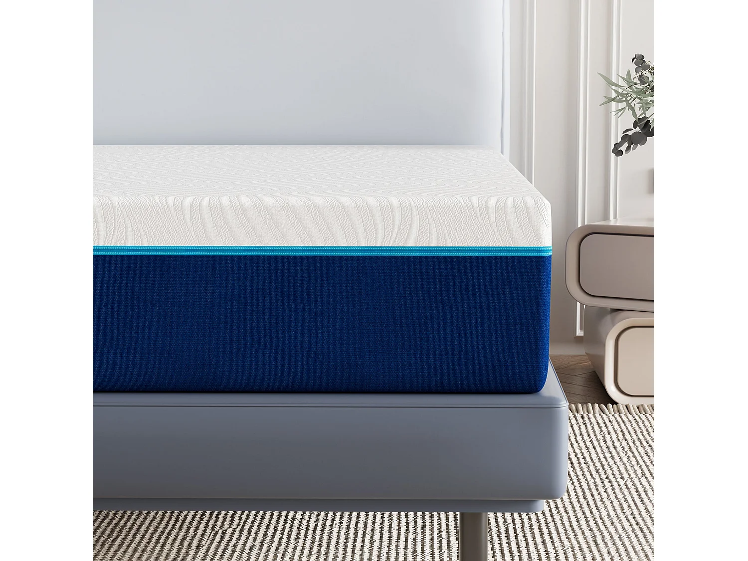 Matelas en Mousse 180x200cm,Épaisseur 20cm