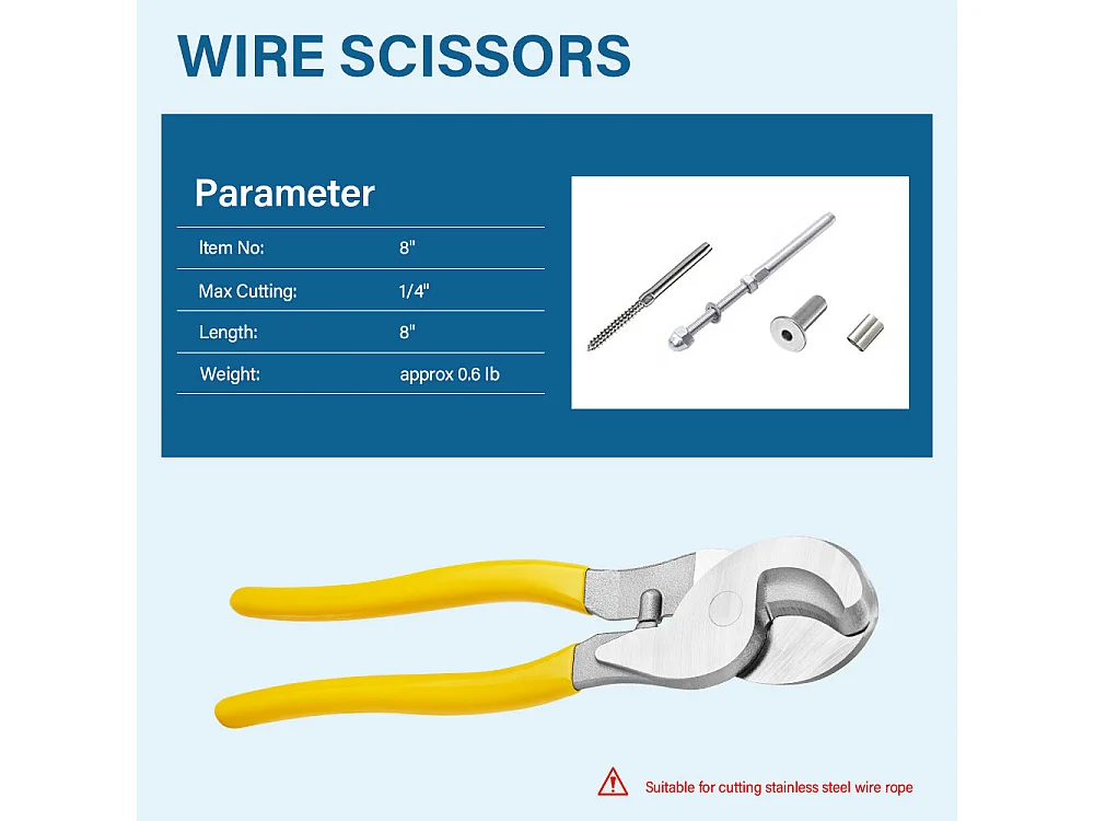 Pince à sertir hydraulique 10T et coupe-câble – 12 à 2/0 AWG – Pince à sertir manuelle pour bornes électriques et fils